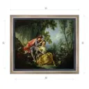 Картина в раме Декор депо Франсуа Буше Весна 30x35 см