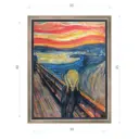 Картина в раме Декор депо "Эдвард Мунк. Крик" 45x35 см