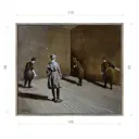 Картина в раме Декор депо "Эдуард Абжинов. Игра в ручной мяч" 95x110 см
