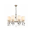 Люстра подвесная EVOLUCE Sevilla SLE107933-08 8 ламп 16 м² цвет бежевый