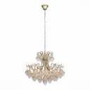 Люстра подвесная ST LUCE Frutti SL659.303.04 4 лампы 18 м² цвет золото