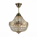Люстра подвесная ST LUCE Anticato SL669.203.03 3 лампы 10 м² цвет прозрачный