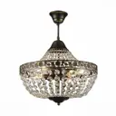 Люстра подвесная ST LUCE Anticato SL669.403.06 6 ламп 18 м² цвет прозрачный
