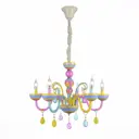 Люстра подвесная ST LUCE Ornato SL672.783.06 6 ламп 12 м² цвет разноцветный