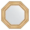 Зеркало в багетной раме Evoform состаренное серебро с орнаментом 120 мм 77x77 см BY 7391