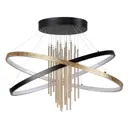 Светильник подвесной светодиодный ODEON LIGHT 3901-70CL, цвет черный
