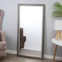 Зеркало с рамой Клик мебель Монако 60x110 см рама пластик серебро