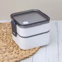 Контейнер White&Black 1.1 л пластик цвет белый