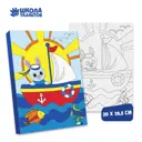 Картина по номерам "Морское путешествие" 20x28.5 см