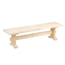 Скамья Добропаровъ 38x42x160 см дерево цвет бежевый