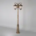 Столб уличный Elektrostandard GLXT-1450F/2 Virgo 2 лампы 60 Вт цвет черное золото