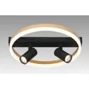 Светильник настенно-потолочный светодиодный МЕЛОДИЯ СВЕТА CW8953 Track lamps 12 м² теплый белый свет цвет черный