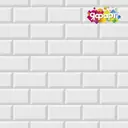 Декоративная кухонная панель ЯФарт Белая плитка 300x60x0.12 см ПВХ цвет разноцветный