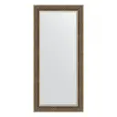 Зеркало с фацетом в багетной раме Evoform вензель серебряный 101 мм 79x169 см BY 3605
