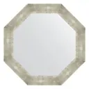 Зеркало в багетной раме Evoform алюминий 90 мм 76.6x76.6 см BY 3813