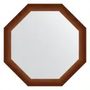 Зеркало в багетной раме Evoform орех 65 мм 72.4x72.4 см BY 3729