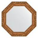 Зеркало в багетной раме Evoform виньетка бронзовая 85 мм 65.4x65.4 см BY 3773