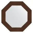 Зеркало в багетной раме Evoform бронзовая лава 90 мм 66.6x66.6 см BY 3806