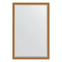 Зеркало с фацетом в багетной раме Evoform состаренное золото с плетением 70 мм 113x173 см BY 3613