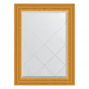 Зеркало с гравировкой в багетной раме Evoform сусальное золото 80 мм 65x87 см BY 4095