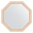 Зеркало в багетной раме Evoform беленый дуб 57 мм 65x65 см BY 3972