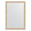 Зеркало с гравировкой в багетной раме Evoform золотые дюны 90 мм 131x186 см BY 4494