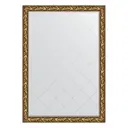 Зеркало с гравировкой в багетной раме Evoform византия золото 99 мм 134x188 см BY 4500