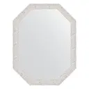 Зеркало в багетной раме Evoform чеканка белая 46 мм 53x68 см BY 7002