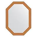 Зеркало в багетной раме Evoform золотые бусы на бронзе 60 мм 56x71 см BY 7046