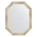 Зеркало в багетной раме Evoform травленое серебро 59 мм 55x70 см BY 7042