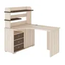 Компьютерный стол Мэрдэс СР-145 КШК-Ч-ЛЕВ НОВЫЙ 140x139x116 см ЛДСП цвет светло-бежевый