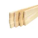 Плинтус напольный деревянный Timber&Style Евро 16х70х1000мм комплект 4 шт
