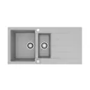 Врезная мойка Alveus 1140600 100x50x20 см искусственный камень цвет серый