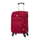 Чемодан S Lacase Barcelona 57x34x30 см текстиль цвет красный