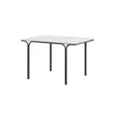 Кухонный стол прямоугольный Latitude 120-120x85x75 см сталь цвет серый