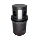 Розетка выдвижная четверная встраиваемая Rocketsocket AM-107J-4EU4UC1Q-12 с заземлением вертикальная 4 USB цвет чёрный графит