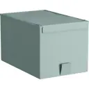 Короб с крышкой Spaceo Laguna 5, 180x165x280 мм, 8 л, нетканый, цвет зеленый