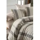 Комплект постельного белья Arya Home Yarn Dyed 200x220 Alani Кремовый