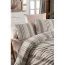 Комплект постельного белья Arya Home Yarn Dyed 200x220 Norah Серый