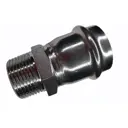 Муфта комбинированная Zeissler 1/2"x22 мм НР-ВПр нержавеющая сталь