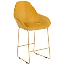 Барный стул R-home Kent 58.5x114x59.5 см цвет желтый/золотой