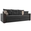 Диван Лига Диванов Валенсия 225x85x97 см велюр цвет серый