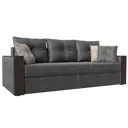 Диван Лига Диванов Валенсия 225x85x97 см рогожка цвет серый