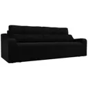 Диван Лига Диванов Итон 230x88x93 см микровельвет цвет черный