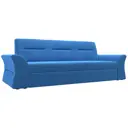 Диван Лига Диванов Клайд 250x83x88 см велюр цвет голубой