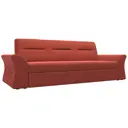Диван Лига Диванов Клайд 250x83x88 см микровельвет цвет коралловый