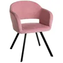 Кресло R-home Oscar Арки 60x77.5x59 см цвет розовый