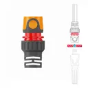 Коннектор для шланга 15-19 мм 5/8” - 3/4” с аквастопом Daewoo DWC 2519