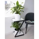 Подставка для цветов Диалан-Строй лофт 61x30x37 см металл черный ЛДСП