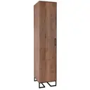 Шкаф распашной двустворчатый R-Home Лофт 50x230x60 см ЛДСП цвет коричневый